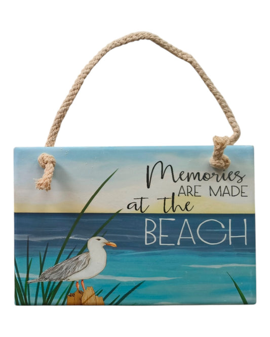 Ceramic Plaque Memories are made at Beach