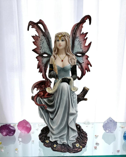 Ice Fairy Sitting on Trunk - LAST ONE