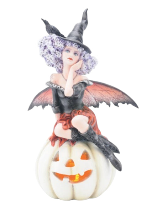 Pumpkin Witch LED Lamp Battery