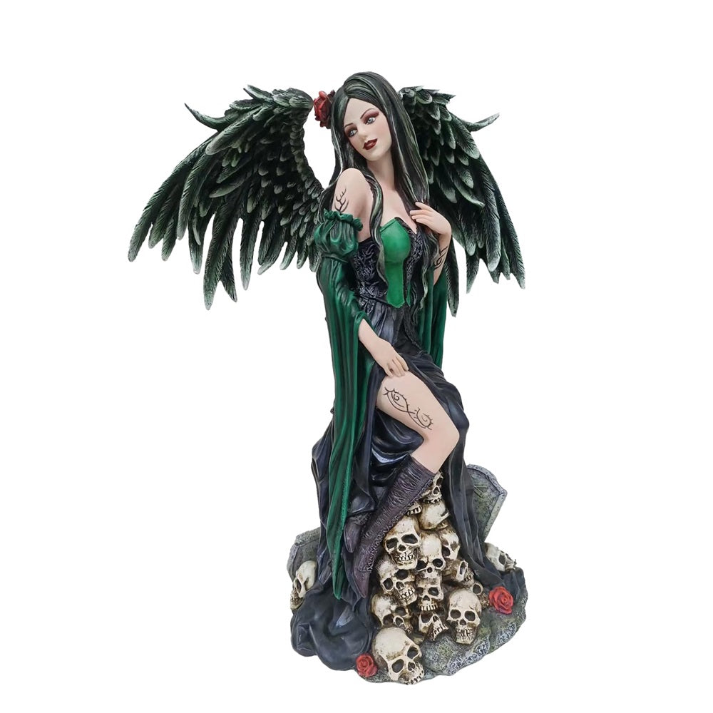 Gothic Angel On Skulls NEW!   Arriving late August