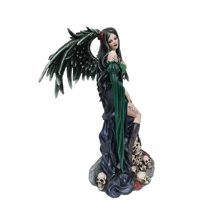 Gothic Angel On Skulls - LAST ONE
