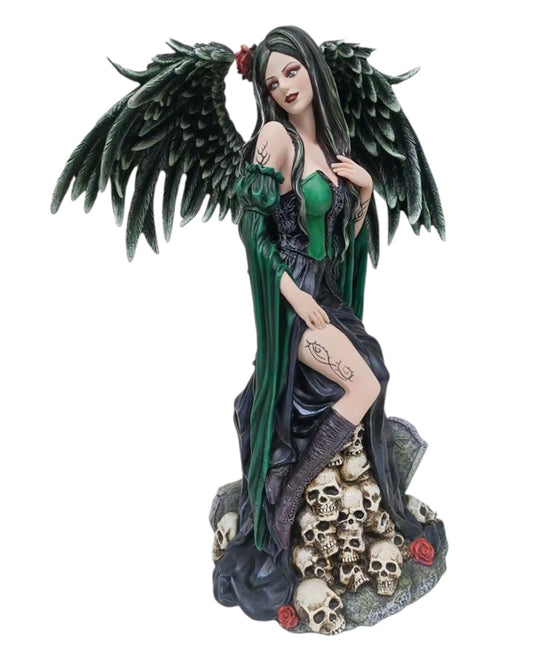 Gothic Angel On Skulls - LAST ONE