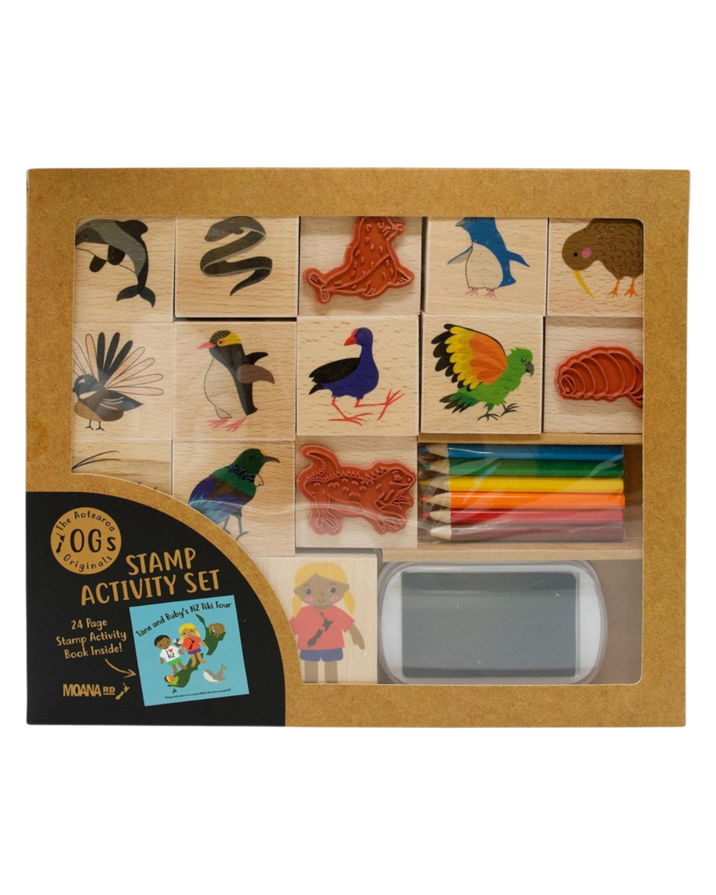 Stamp Kit - Tane and Ruby's NZ Tiki Tour