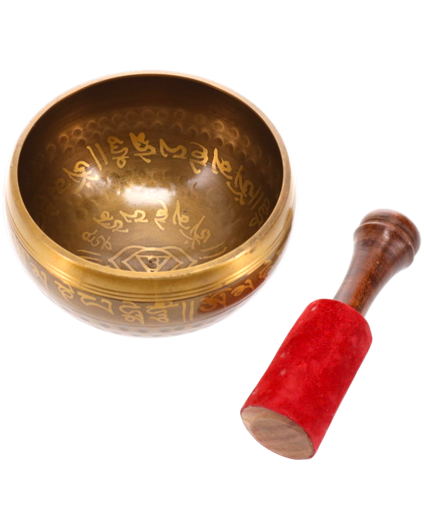 SINGING BOWL - Mantra Etched Hammered 10cm