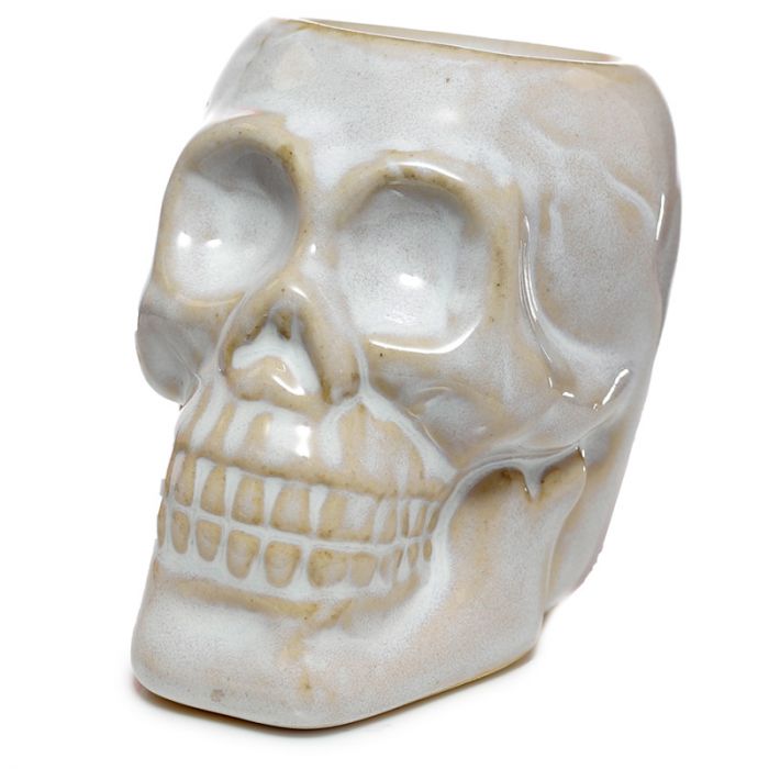 Ceramic Skull Oil Burner