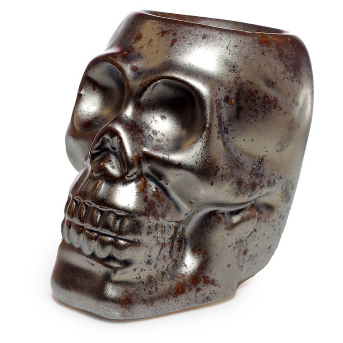 Ceramic Skull Oil Burner