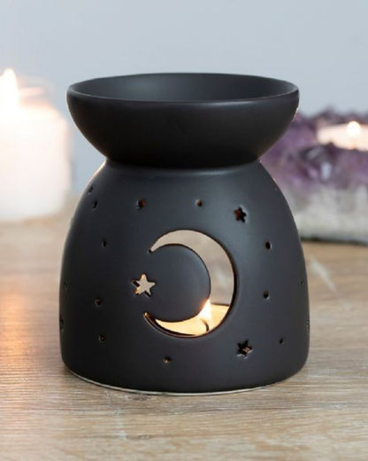 Black Mystical Oil Burner