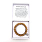 Bodhi Seed Rudraksha Bracelet with Ohm Charm