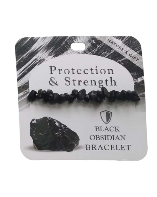Obsidian- Protection & Strength Bracelet