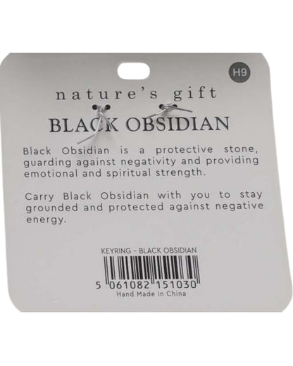 Obsidian- Protection & Strength Keyring