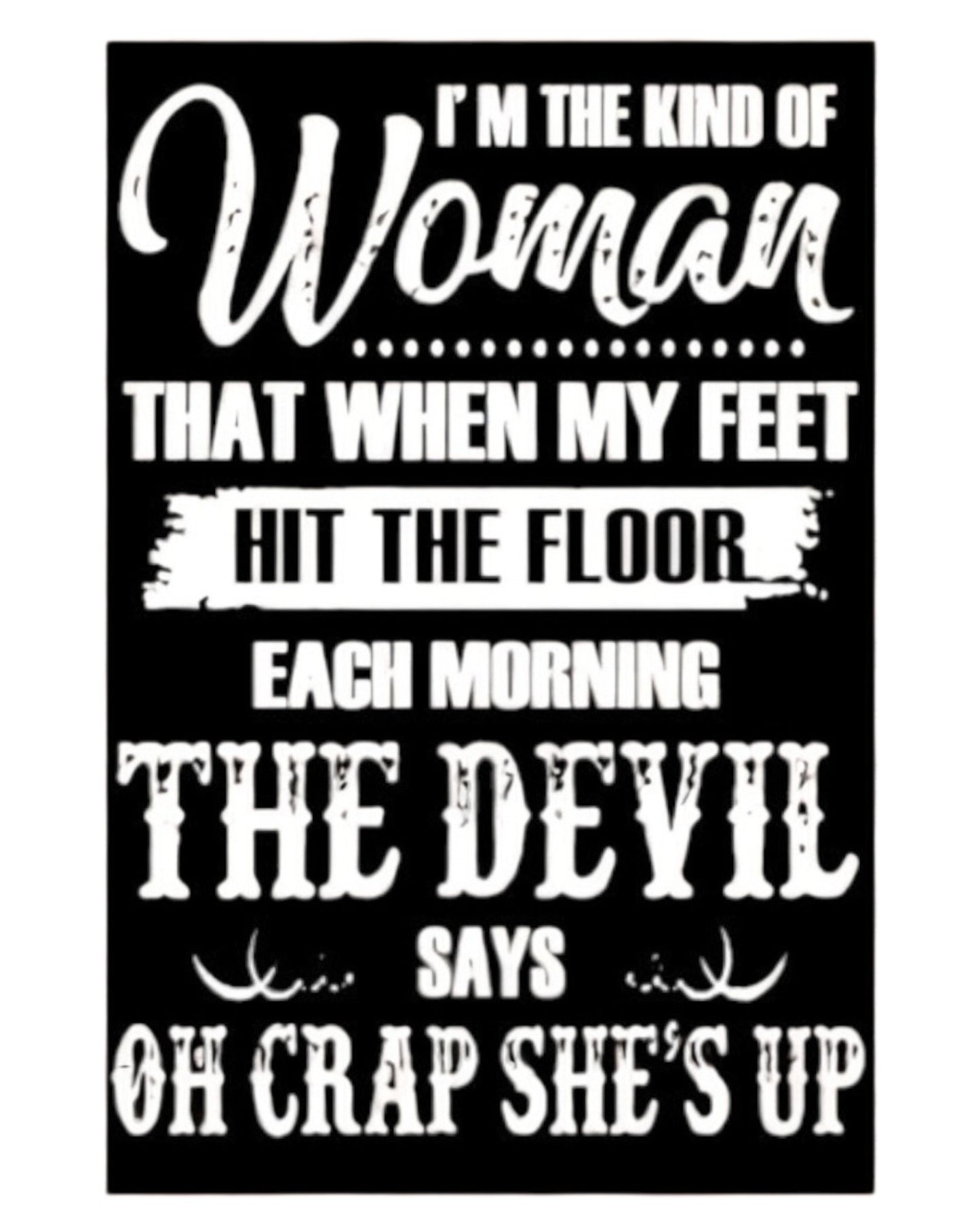 Oh Crap Metal Wall Art