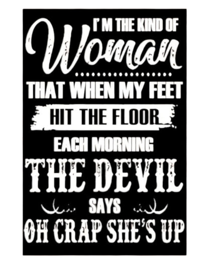 Oh Crap Metal Wall Art