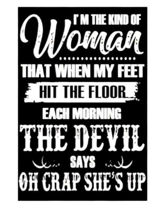 Oh Crap Metal Wall Art