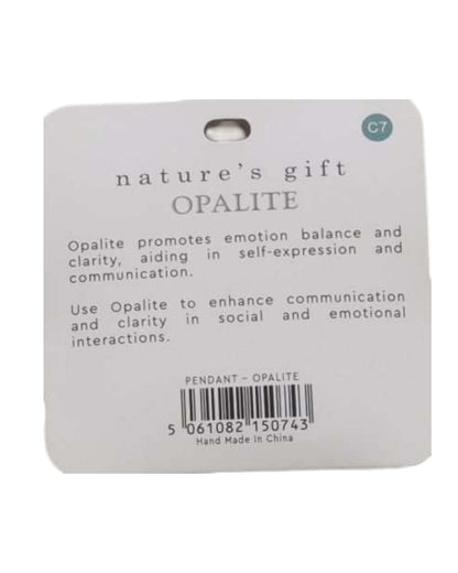 Opalite- Emotion & Balance Pendant