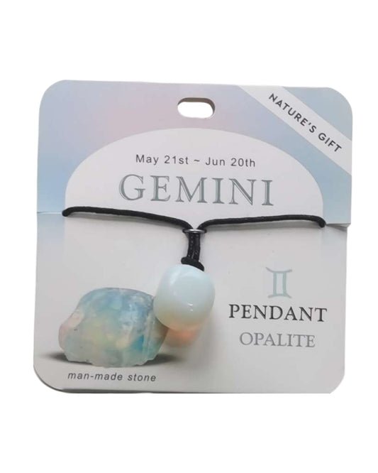Opalite- Gemini Pendant