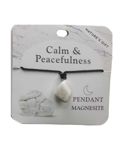 Magnesite- Calm & Peacefulness Pendant