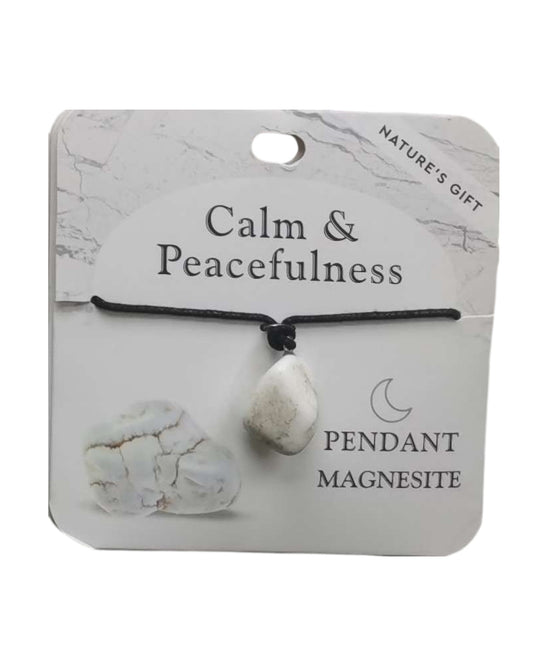 Magnesite- Calm & Peacefulness Pendant