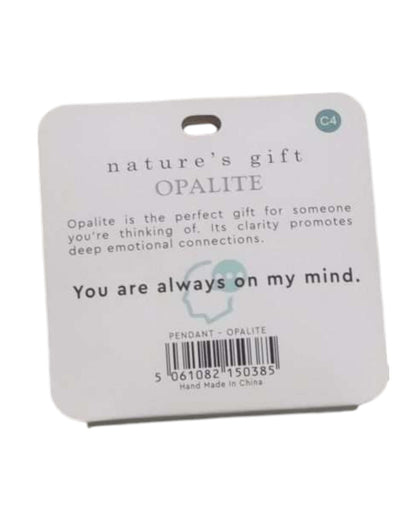 Opalite- Thinking of You Pendant