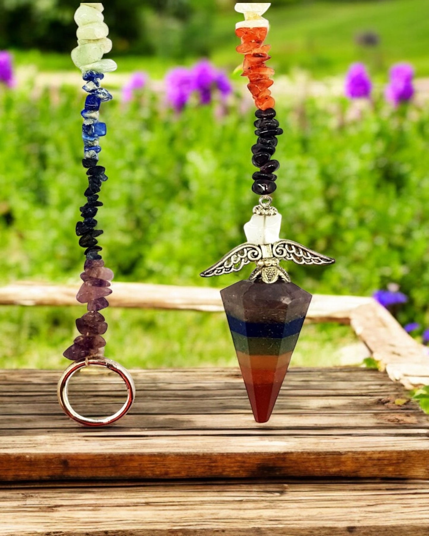 PENDULUM - 7 Chakra Faceted NEW!