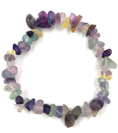 FLUORITE CHIP BRACELET