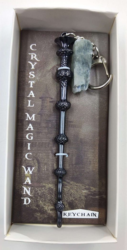 Crystal Magic Wand Keychain – Kyanite