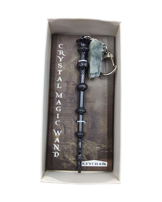 Crystal Magic Wand Keychain – Kyanite