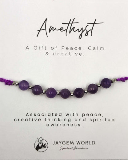 Gemstone Bead Bracelets