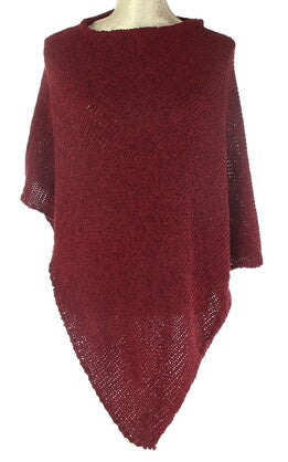 Chenille poncho