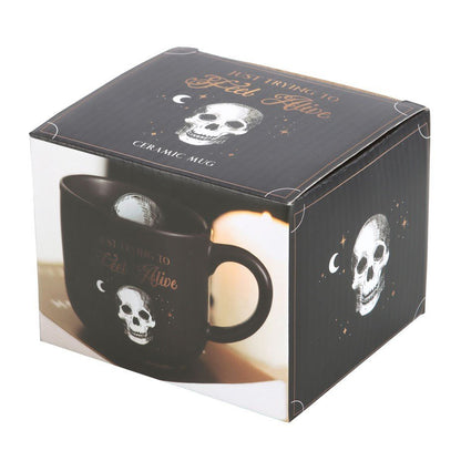 Trying To Feel Alive Ceramic Mug - New