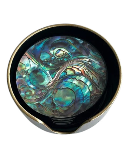 Paua Coaster Set