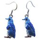 BLUE PENGUIN DROP EARRINGS