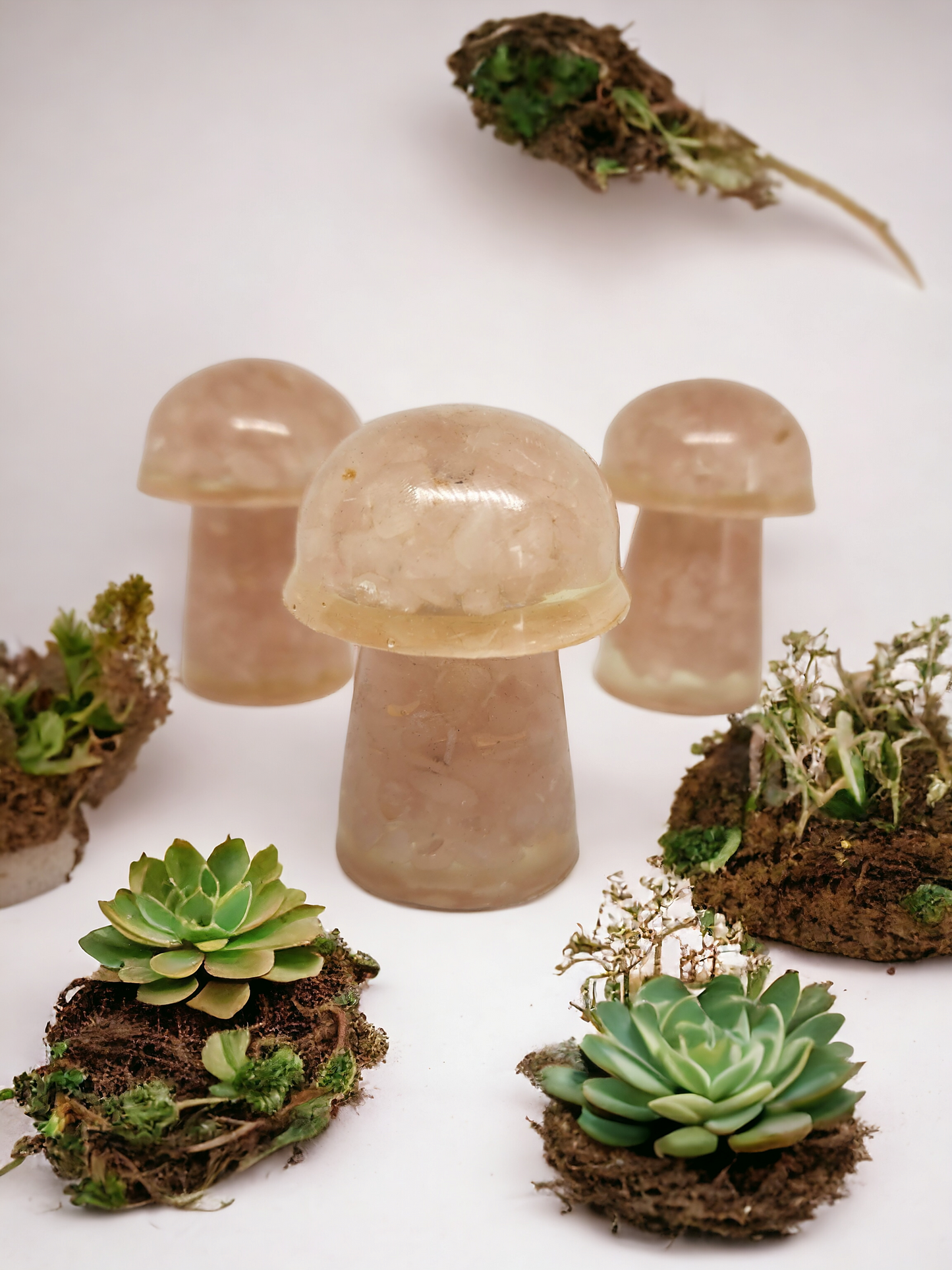 Rose Quartz Mushroom