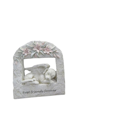 17cm Memorial Dog Stand Plaque