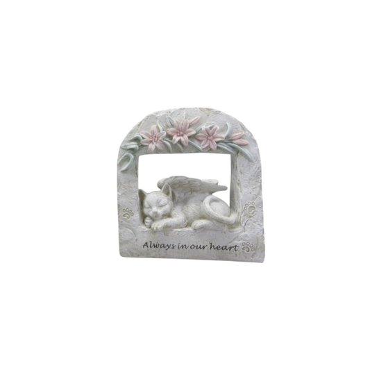 17cm Memorial Cat Stand Plaque