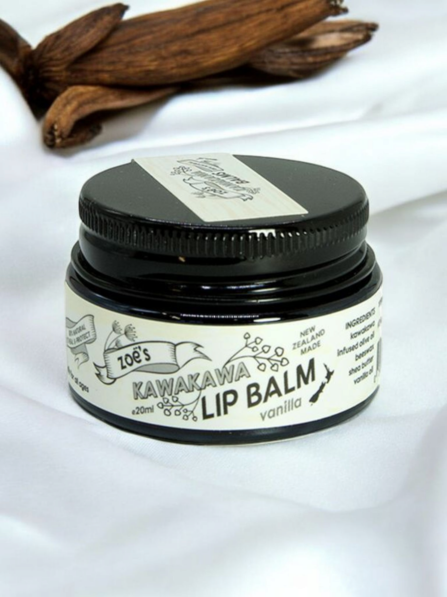 Kawakawa Lip Balm - Vanilla