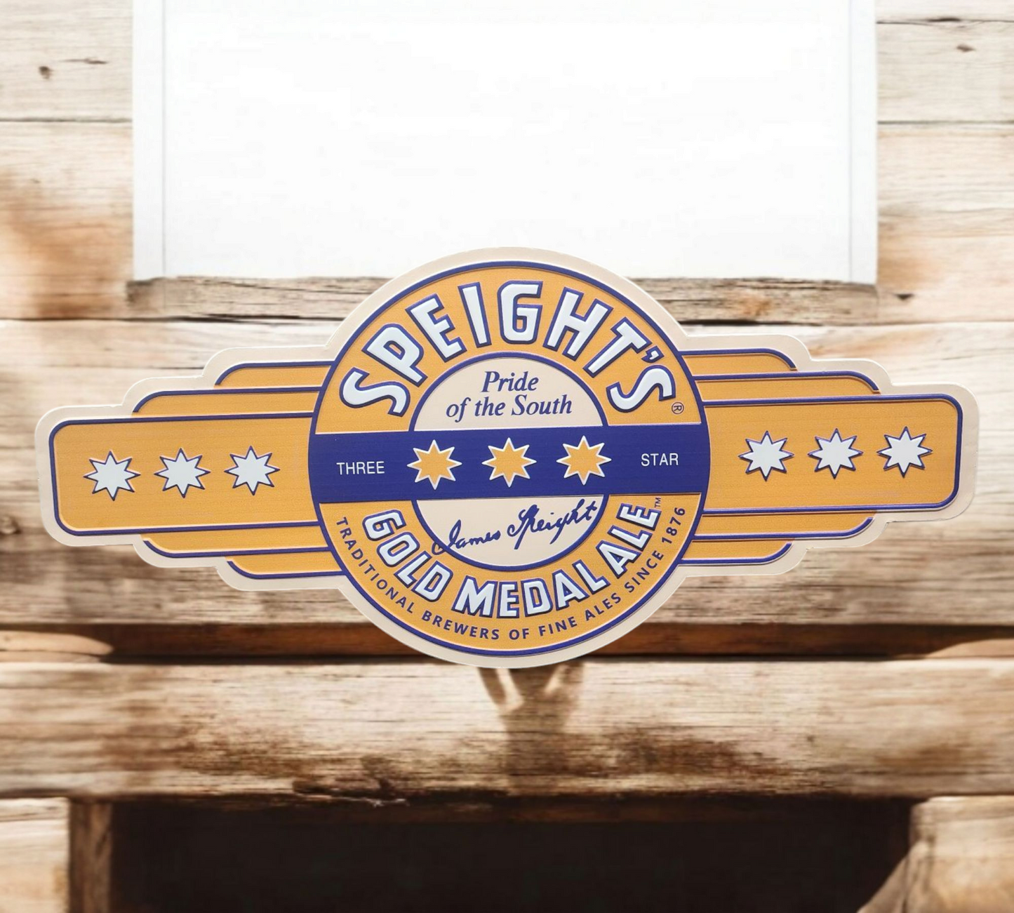 Embossed Man Cave Speights