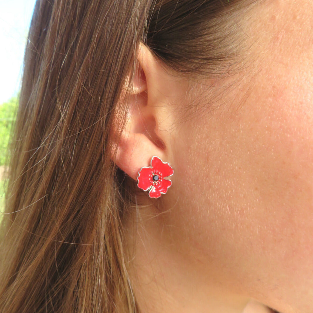 POPPIES STUD EARRINGS