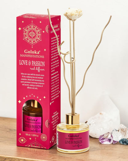 Love & Passion Rose & Rose Quartz Reed Diffuser