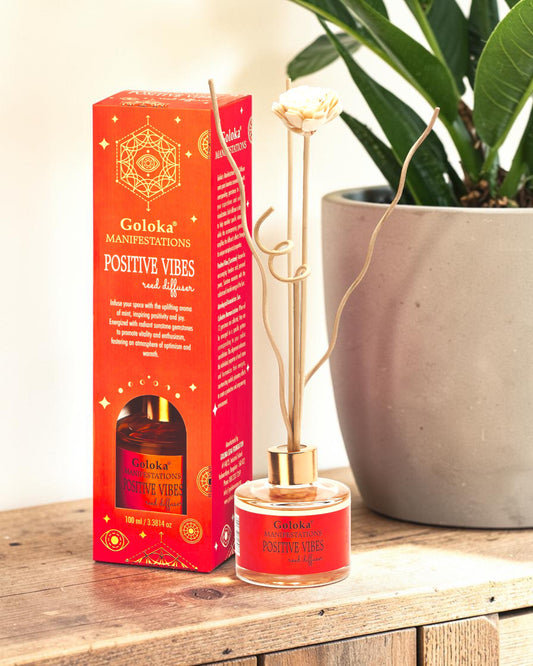 Positive Vibes- Mint with Sunstone Reed Diffuser