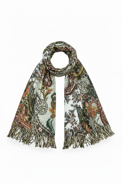 Paisley Scarf - TAUPE