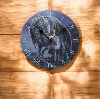 Protector Magick Dragon & Unicorn Clock