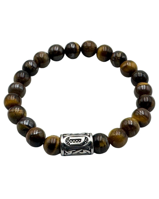 Rune bracelet Tigers Eye Unuz