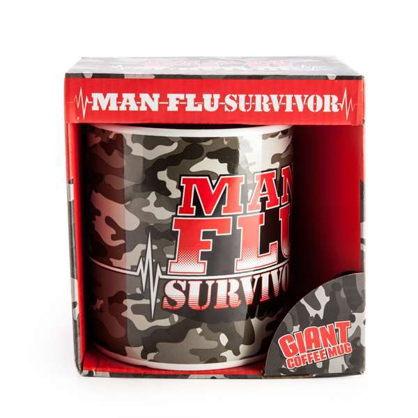 Man Flu Survivor Giant Mug