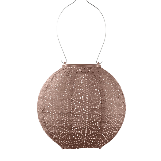 Lumiz Outdoor LED Solar Lantern - Round 20cm
