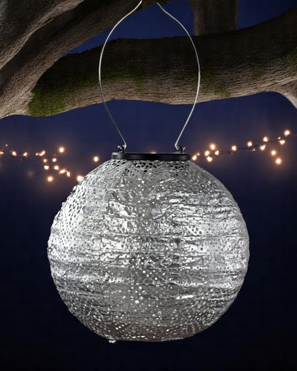 Lumiz Outdoor LED Solar Lantern - Round 20cm