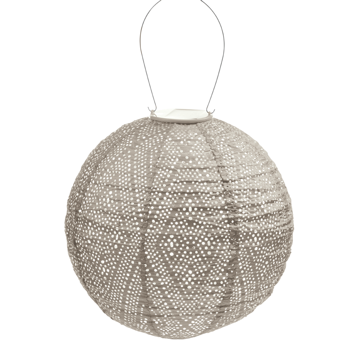 Lumiz Outdoor LED Solar Lantern - Round 30cm