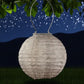 Lumiz Outdoor LED Solar Lantern - Round 30cm