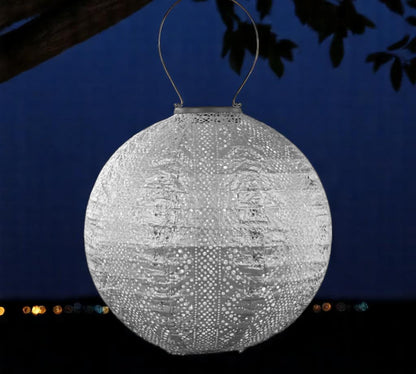 Lumiz Outdoor LED Solar Lantern - Round 30cm
