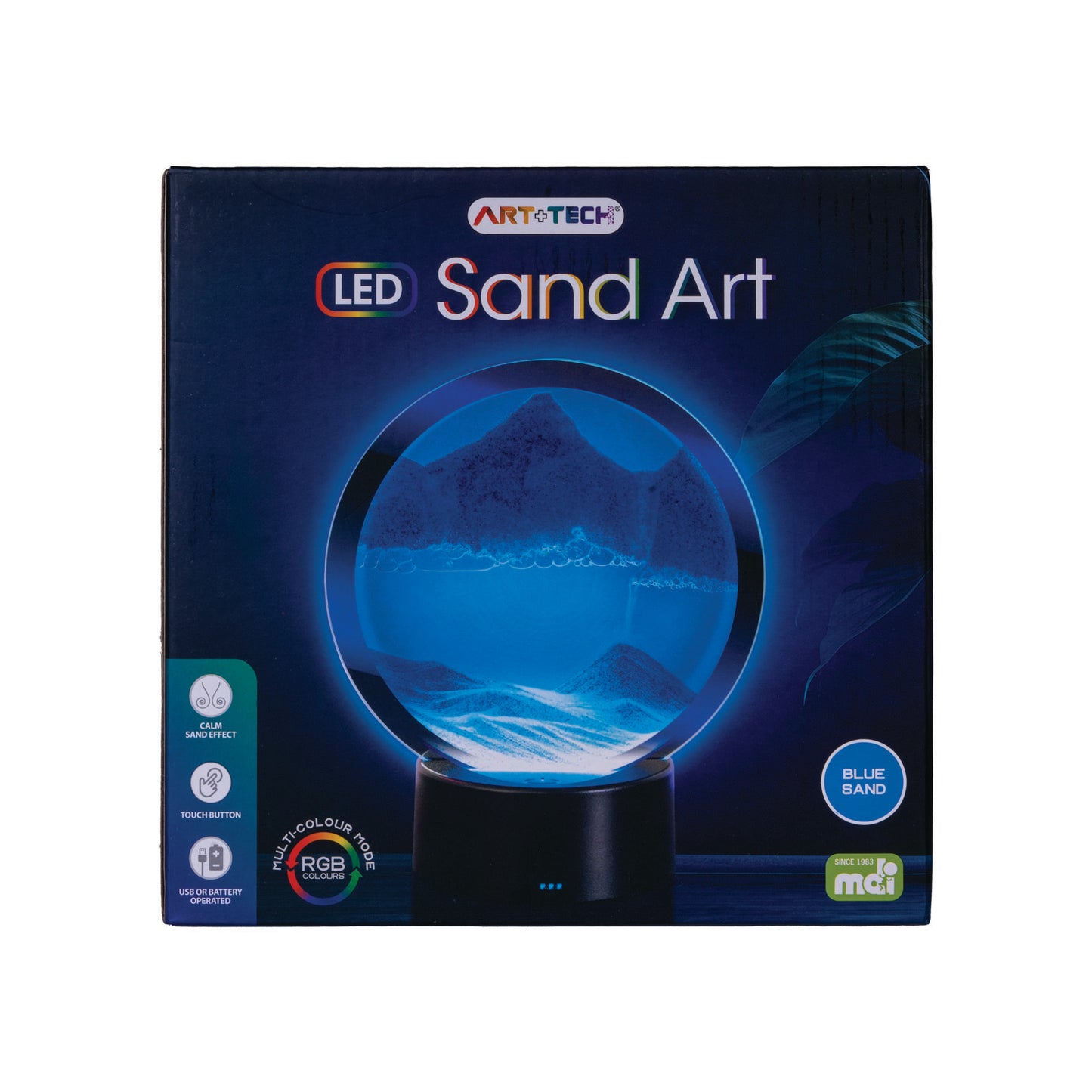 Blue LED Sand Art Lamp