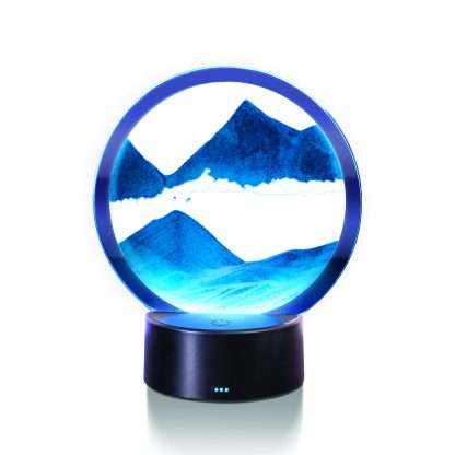 Blue LED Sand Art Lamp